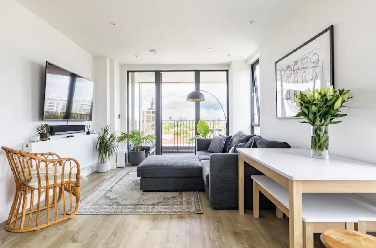 Modern 1 Bed L City Views L Work Space Londra Dış mekan fotoğraf