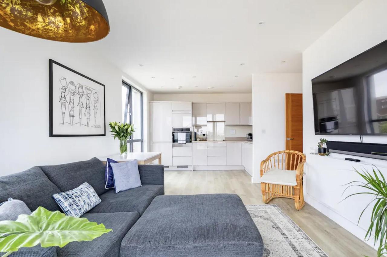 Modern 1 Bed L City Views L Work Space Londra Dış mekan fotoğraf